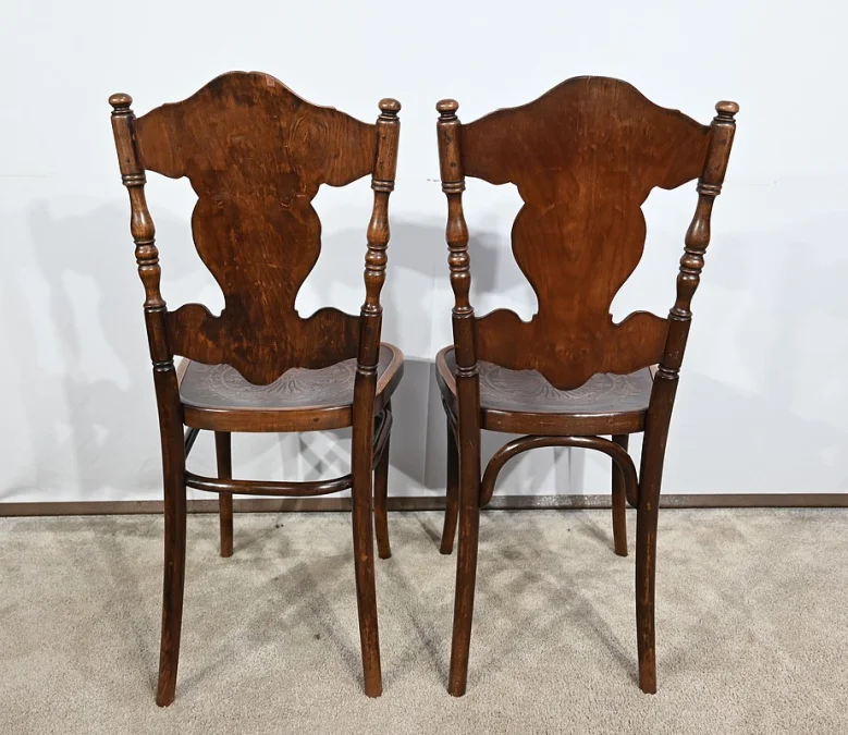 PAAR STÜHLE von JACOB & JOSEF KOHN