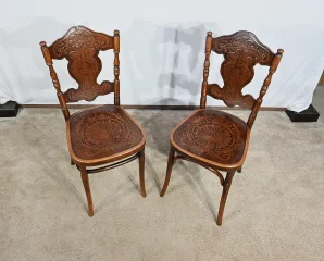 PAAR STÜHLE von JACOB & JOSEF KOHN