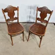 Paire de Chaises en Hêtre Courbé, n°67 par Jacob & Josef Kohn – 1900