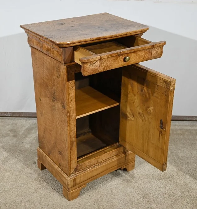 FRENCH RESTAURATION PERIOD BEDSIDE TABLE