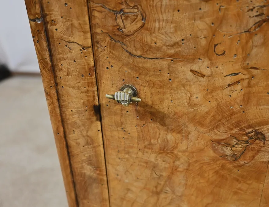 FRENCH RESTAURATION PERIOD BEDSIDE TABLE