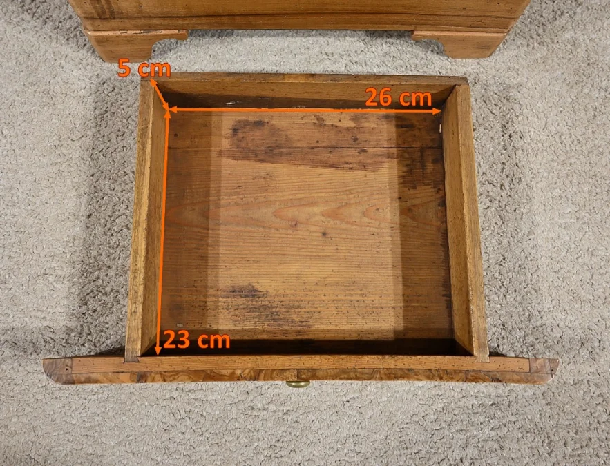 FRENCH RESTAURATION PERIOD BEDSIDE TABLE