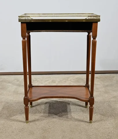 Petite Table d’Appoint en Acajou, style Louis XVI – Début XXe