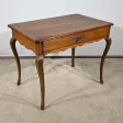 Table Cabaret en Merisier et Chêne, époque Louis XV – XVIIIe