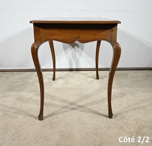 Table Cabaret en Merisier et Chêne, époque Louis XV – XVIIIe