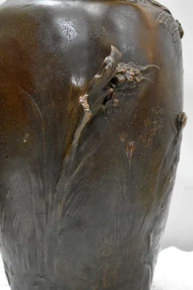 PAIR OF VASES signed A. MOREAU