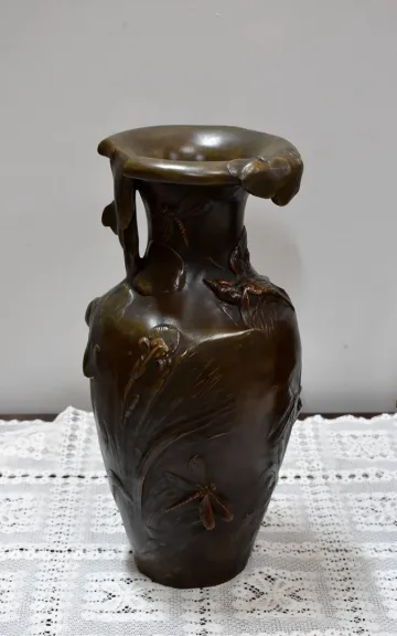 PAIR OF VASES signed A. MOREAU