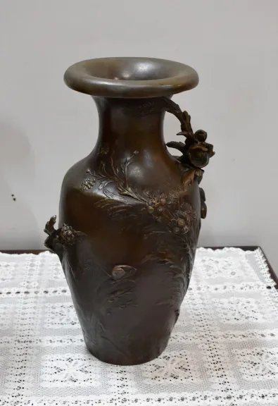 PAIR OF VASES signed A. MOREAU