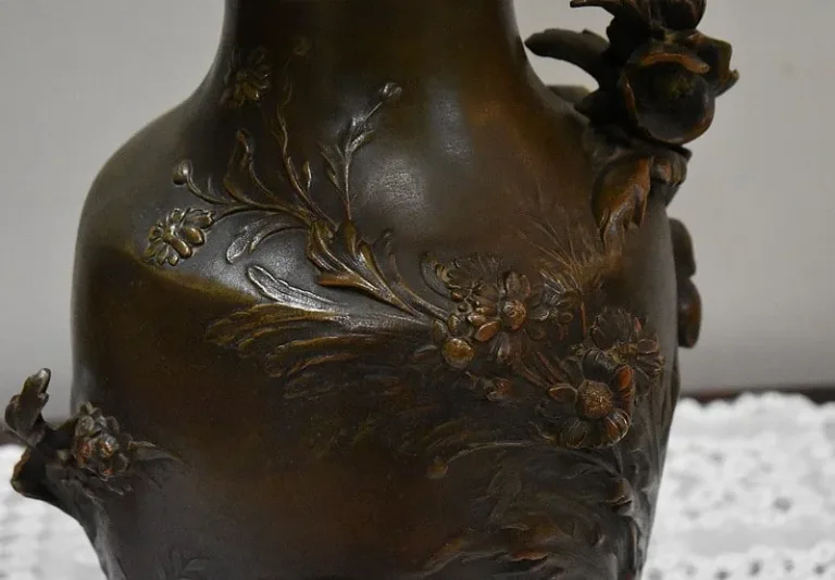 PAIR OF VASES signed A. MOREAU