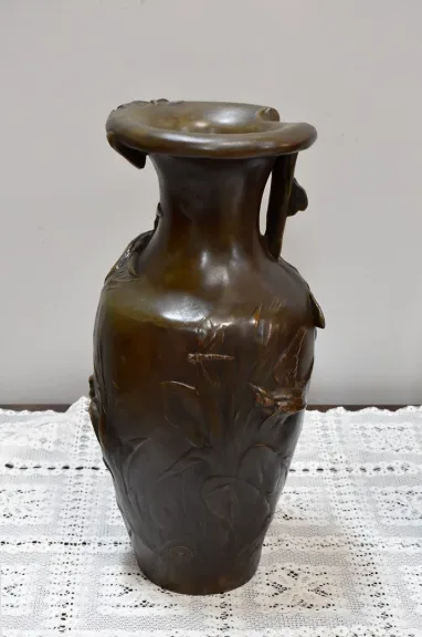 PAIR OF VASES signed A. MOREAU