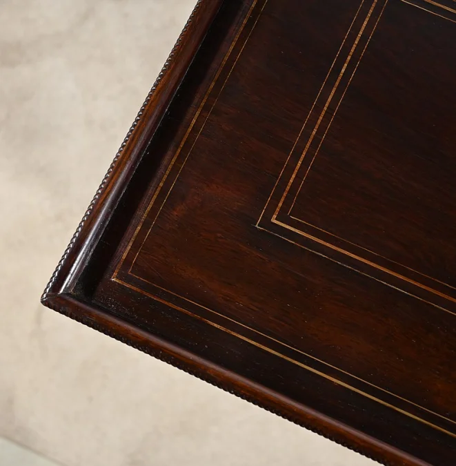 Petite Table Coiffeuse en Palissandre, époque Restauration – Début XIXe