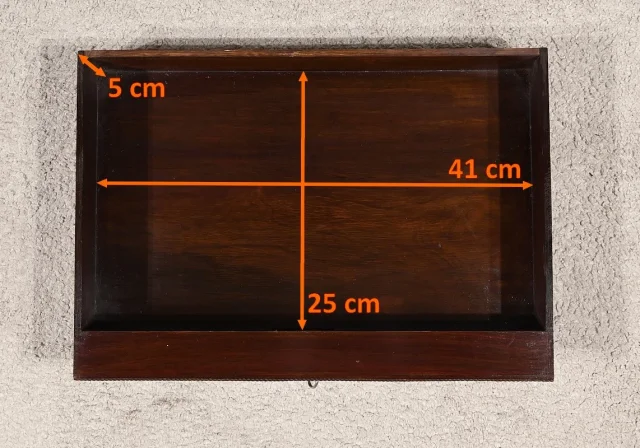 Petite Table Coiffeuse en Palissandre, époque Restauration – Début XIXe