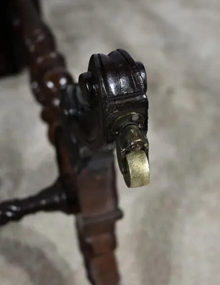 Petite Table Coiffeuse en Palissandre, époque Restauration – Début XIXe