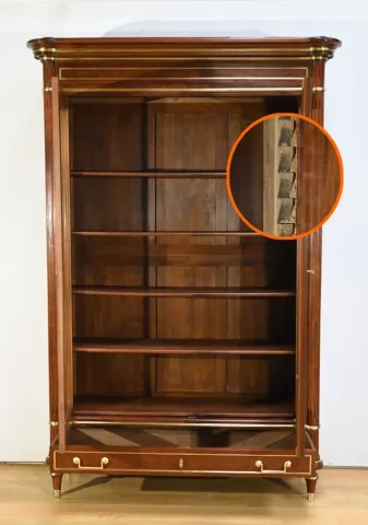 Grande Bibliothèque en Acajou, style Louis XVI – Milieu XIXe