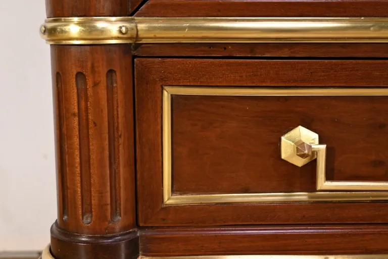 Grande Bibliothèque en Acajou, style Louis XVI – Milieu XIXe