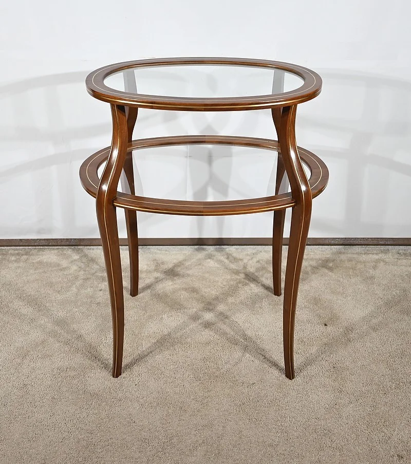 Table de Service en Acajou massif, style Transition louis XV / Louis XVI – 2ème partie XIXe