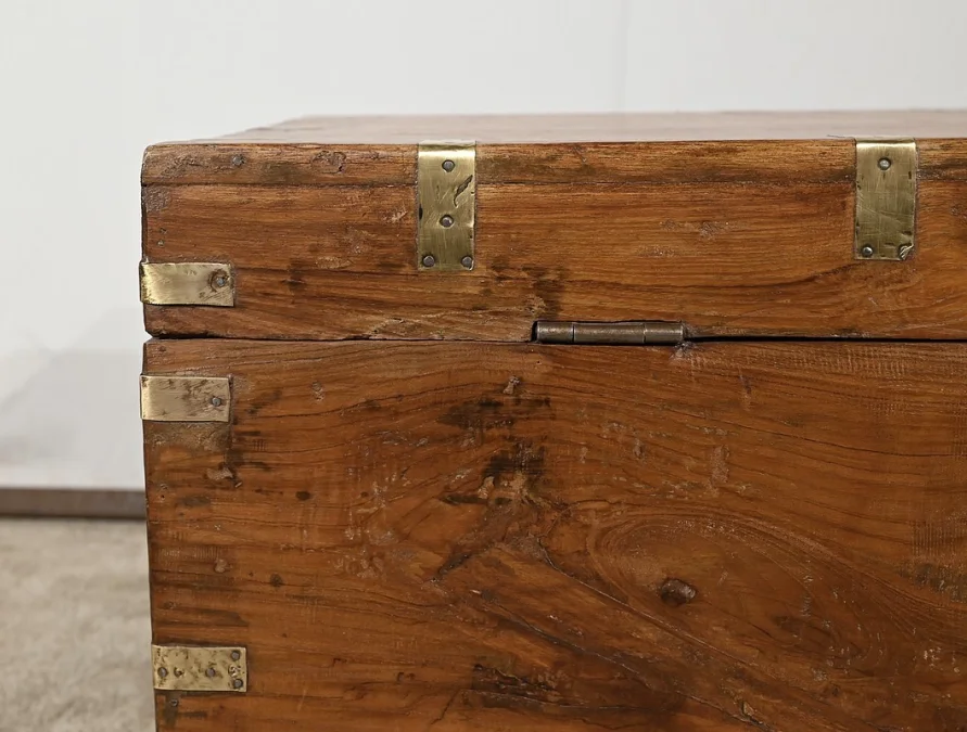 Malle de Voyage en Teck – Fin XIXe