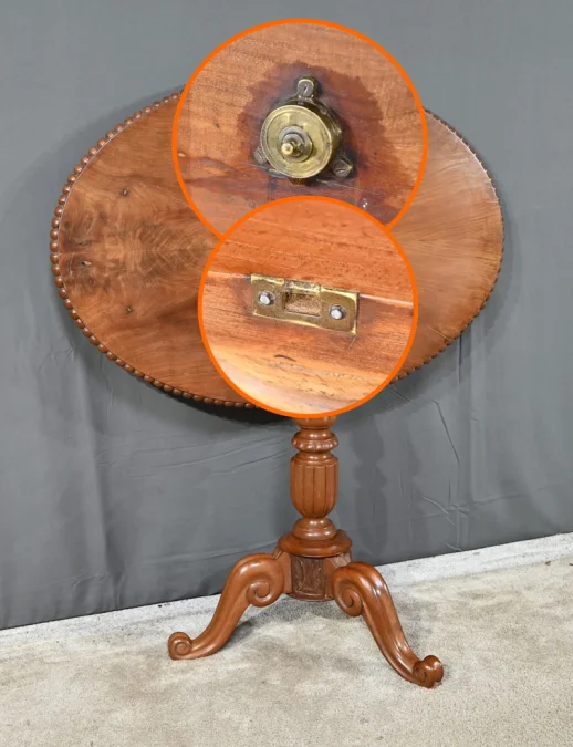 LOUIS PHILIPPE PERIOD TILT-TOP TABLE