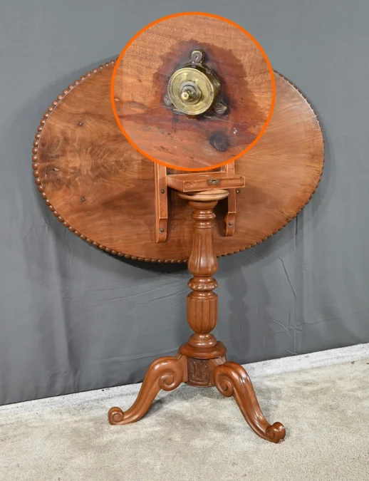 LOUIS PHILIPPE PERIOD TILT-TOP TABLE