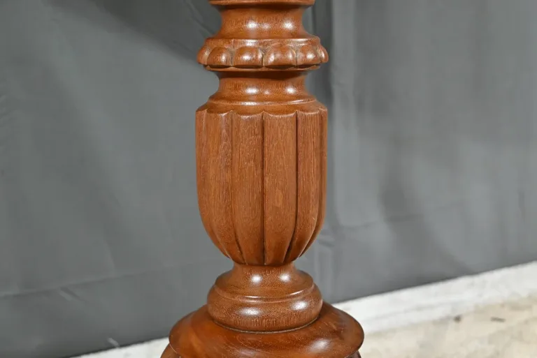 Guéridon Ovale à Système en Acajou, époque Louis Philippe – 1ère partie XIXe