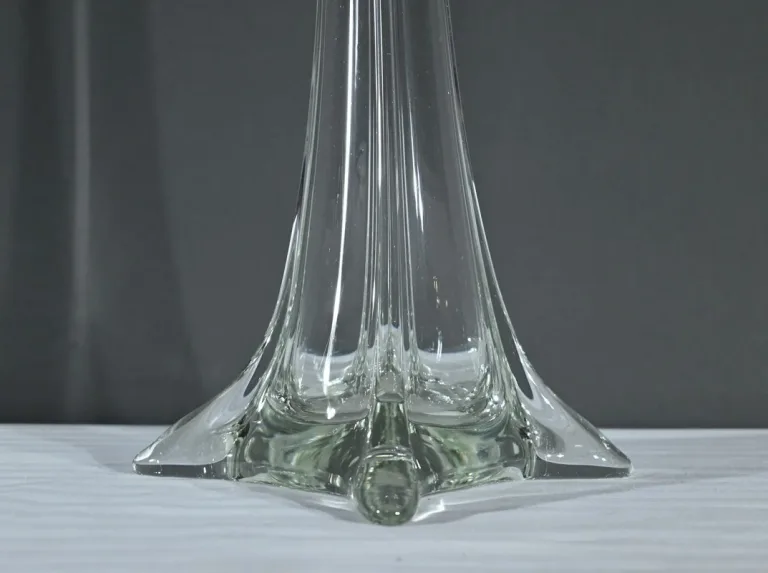 Important Vase Soliflore en Verre, Art Déco – 1930