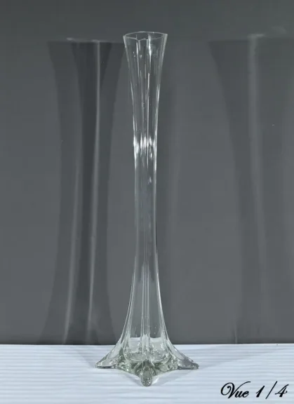 Important Vase Soliflore en Verre, Art Déco – 1930