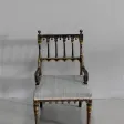 Petit fauteuil en Bois Noirci, époque Napoléon III – Milieu XIXe