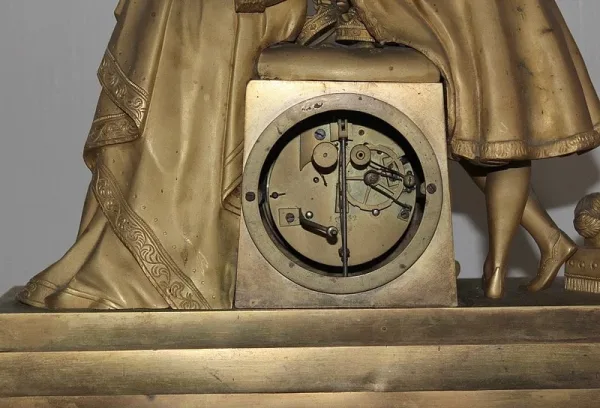 Pendule en Bronze et Laiton, style Renaissance – XIXe