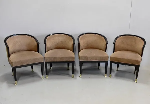 Suite de 4 fauteuils Art Déco – XXe