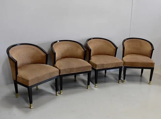 ART DECO PERIOD ARMCHAIRS