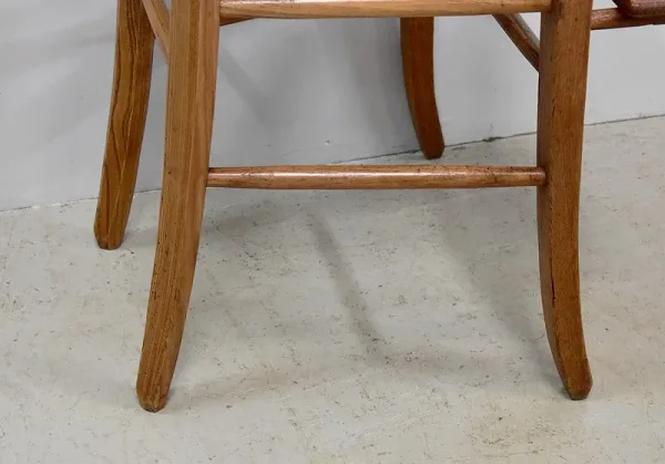 Chaise haute d’enfant paillée – XIXe