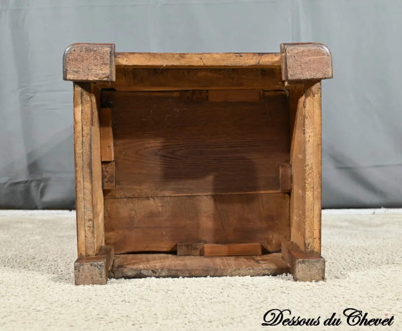 FRENCH RESTAURATION STYLE BEDSIDE TABLE