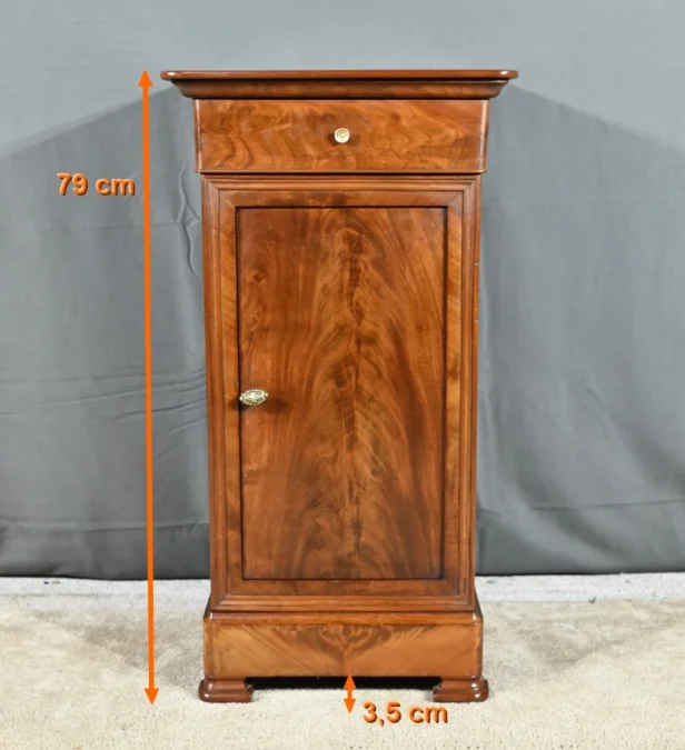 FRENCH RESTAURATION STYLE BEDSIDE TABLE