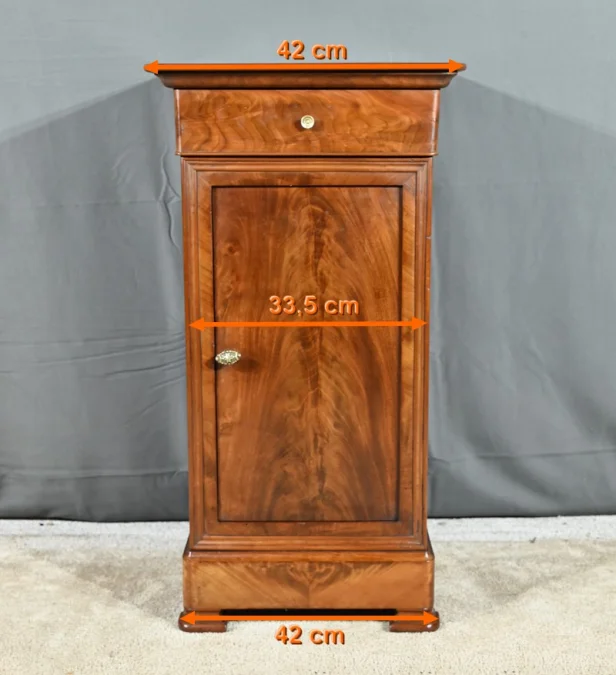 FRENCH RESTAURATION STYLE BEDSIDE TABLE
