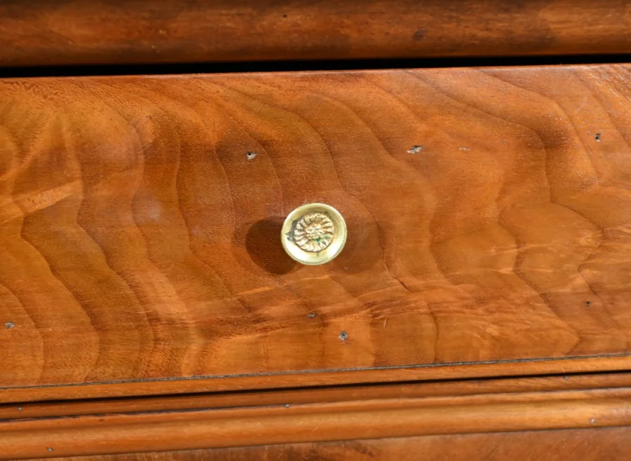 FRENCH RESTAURATION STYLE BEDSIDE TABLE