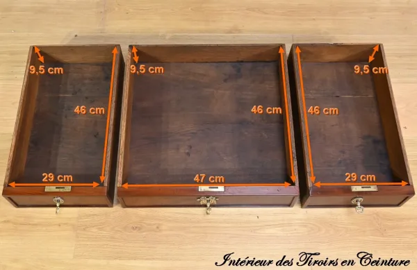 Commode en Acajou de Cuba, époque Louis XVI – 2ème Partie XVIIIe