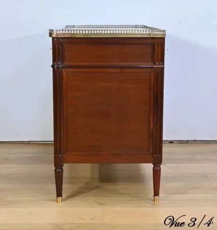 Commode en Acajou de Cuba, époque Louis XVI – 2ème Partie XVIIIe
