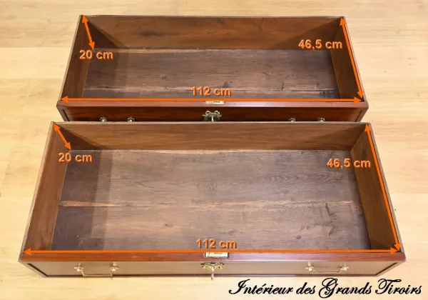 Commode en Acajou de Cuba, époque Louis XVI – 2ème Partie XVIIIe