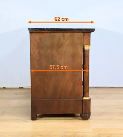 Commode en Acajou, époque Empire – Début XIXe