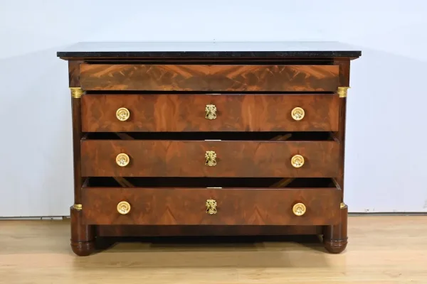 Commode en Acajou, époque Empire – Début XIXe