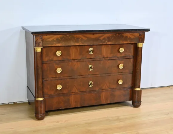 Commode en Acajou, époque Empire – Début XIXe