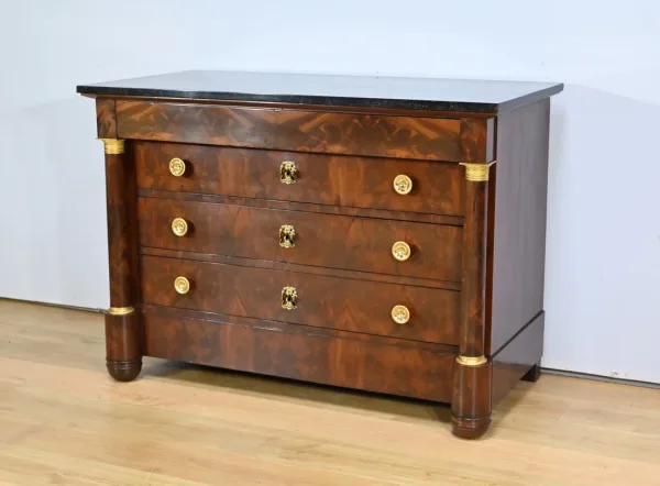 Commode en Acajou, époque Empire – Début XIXe