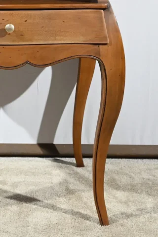 Table à Encas en Merisier Roux, style Louis XV – 1ère Partie XXe