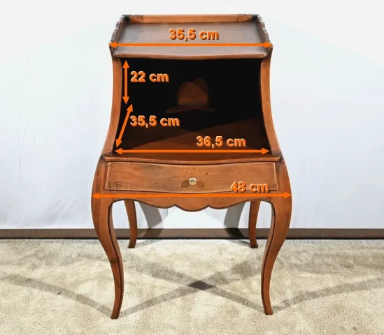 Table à Encas en Merisier Roux, style Louis XV – 1ère Partie XXe