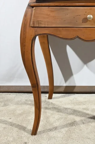 Table à Encas en Merisier Roux, style Louis XV – 1ère Partie XXe