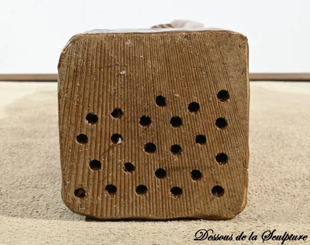 Importante Sculpture en Acajou Massif – Milieu XXe