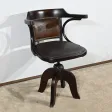 Fauteuil de Bureau Pivotant, en Hêtre teinté – 1940