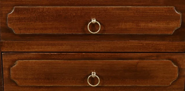 Petite Table de Salon Chiffonnière en Acajou, époque Louis XVI – XVIIIe