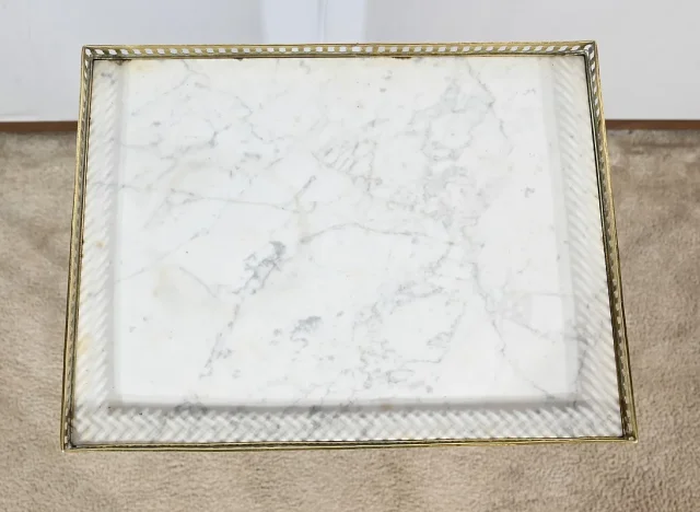 Petite Table de Salon Chiffonnière en Acajou, époque Louis XVI – XVIIIe