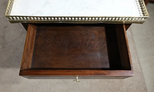 Petite Table de Salon Chiffonnière en Acajou, époque Louis XVI – XVIIIe